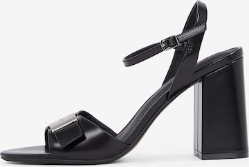 juoda Calvin Klein Basutės su dirželiais: priekis