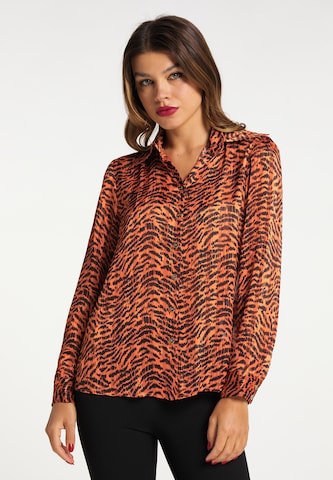 faina Bluse in Orange: predná strana