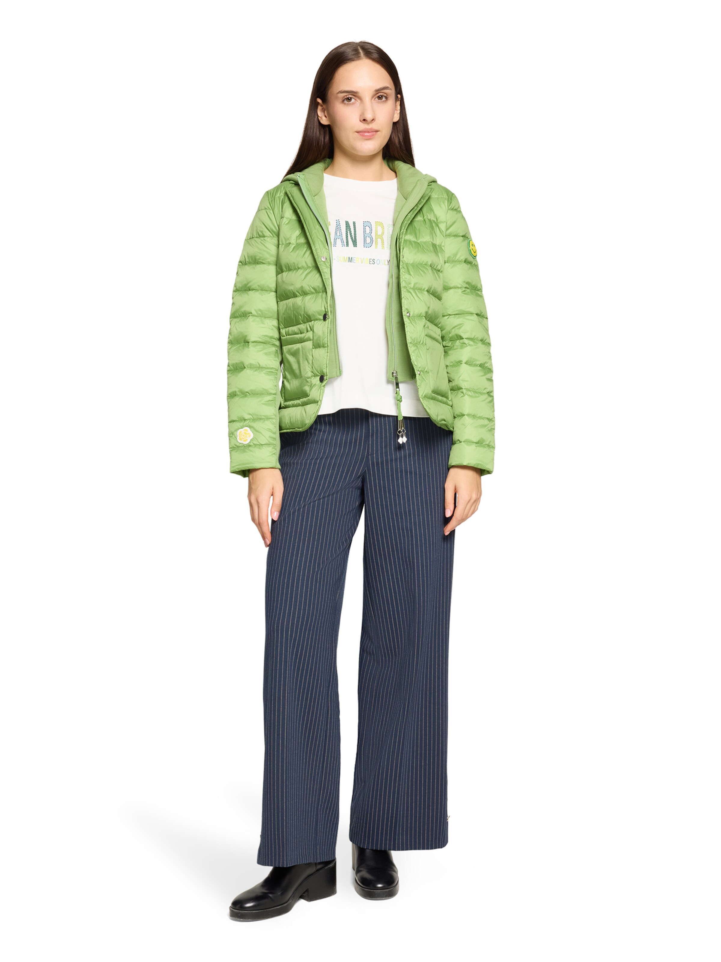 Cartoon Winter Jacket in Green