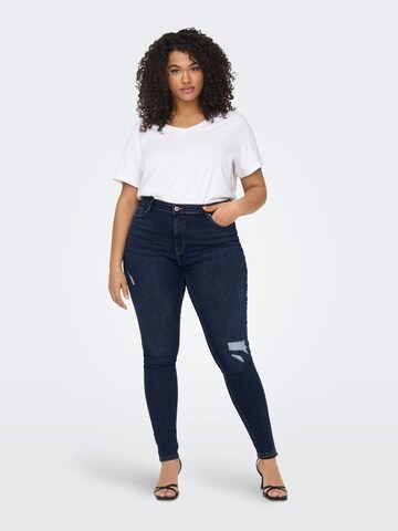 ONLY Carmakoma Regular Jeans in Blau