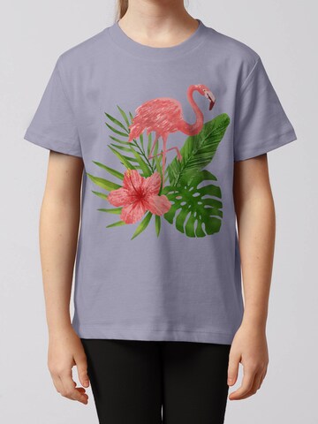 watabout.kids Shirt 'Flamingo' in Lila