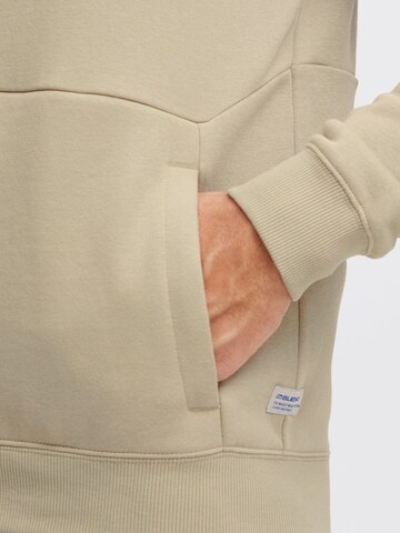 BLEND - Sudadera con cremallera 'Pepe' en beige