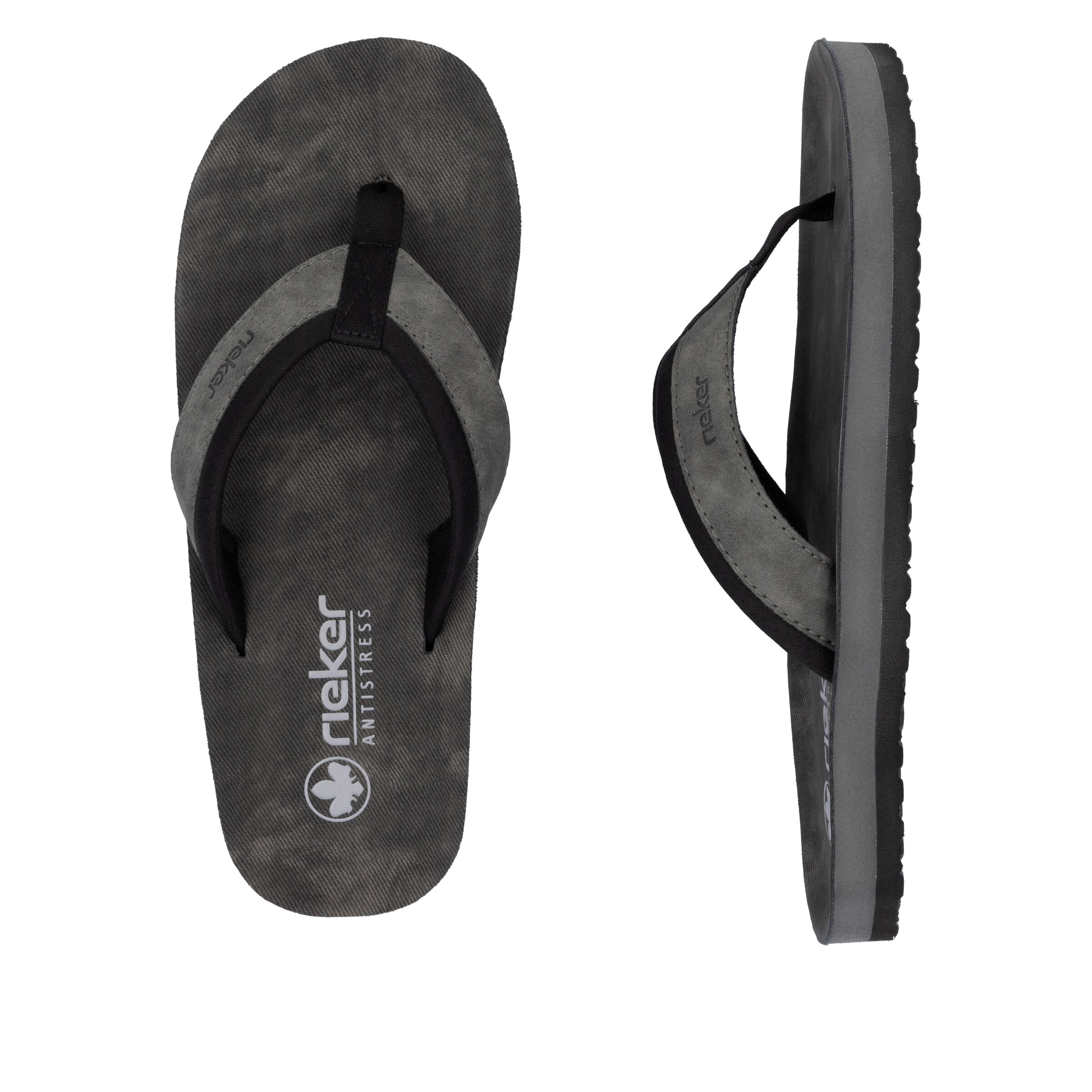 Rieker Zehentrenner in Grau