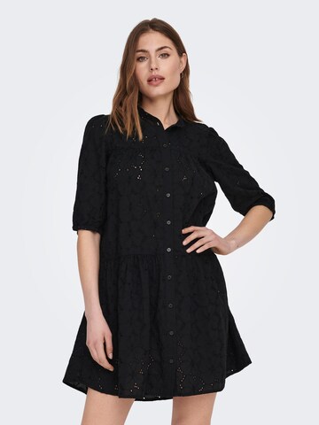 Robe-chemise 'Nyla' ONLY en noir : devant