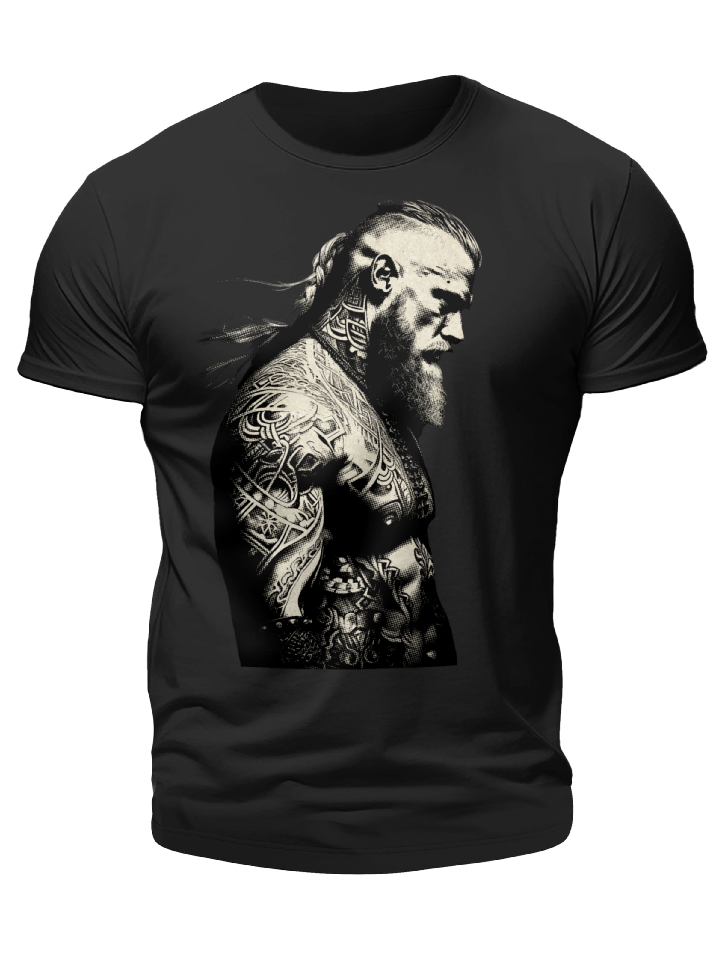 Lobo Negro Shirt 'Viking' in Black: front