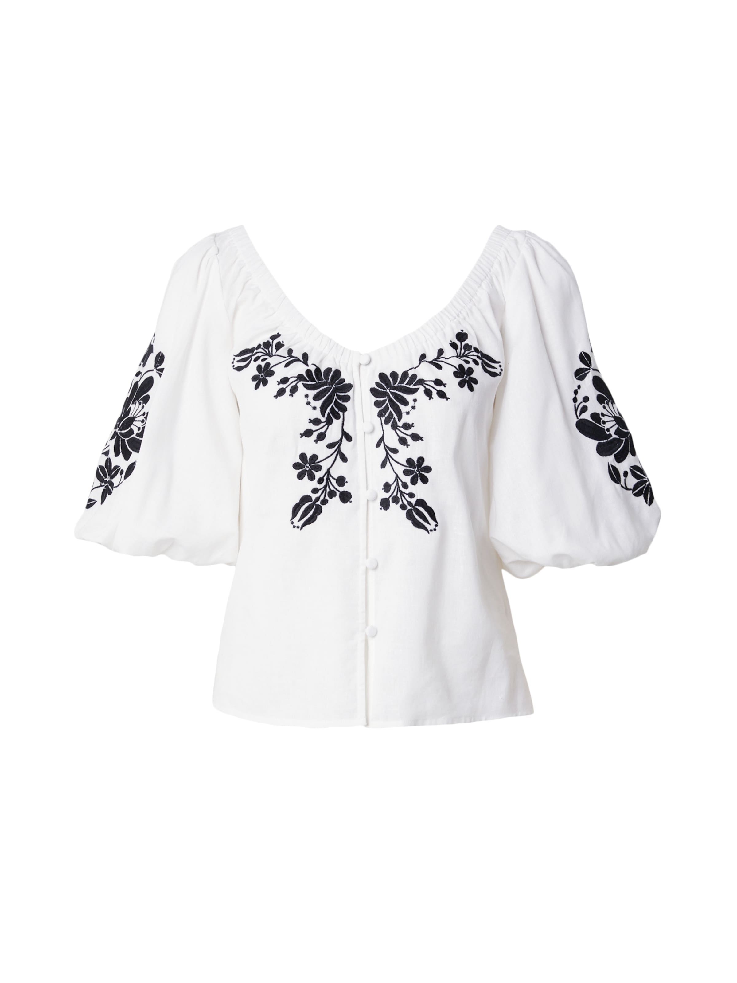 WarehouseBluza - bijela boja: prednji dio