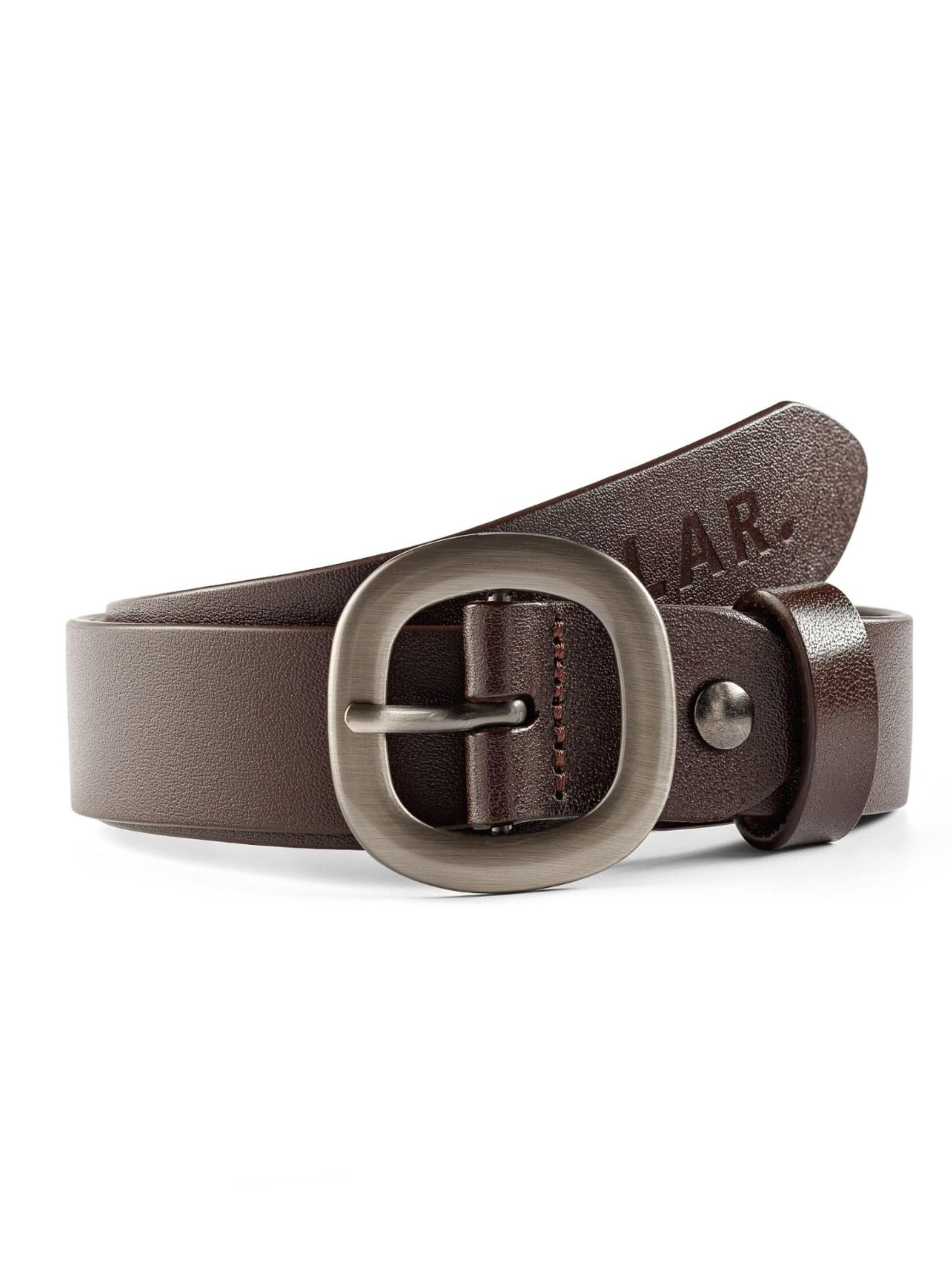 jolar Belt 'PREMIUM' in Brown: front