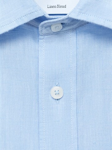 MANGO MAN Regular fit Button Up Shirt 'AVISPA' in Blue