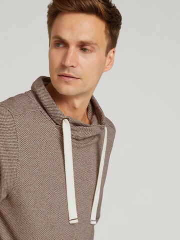 TOM TAILOR Sweatshirt in Braun