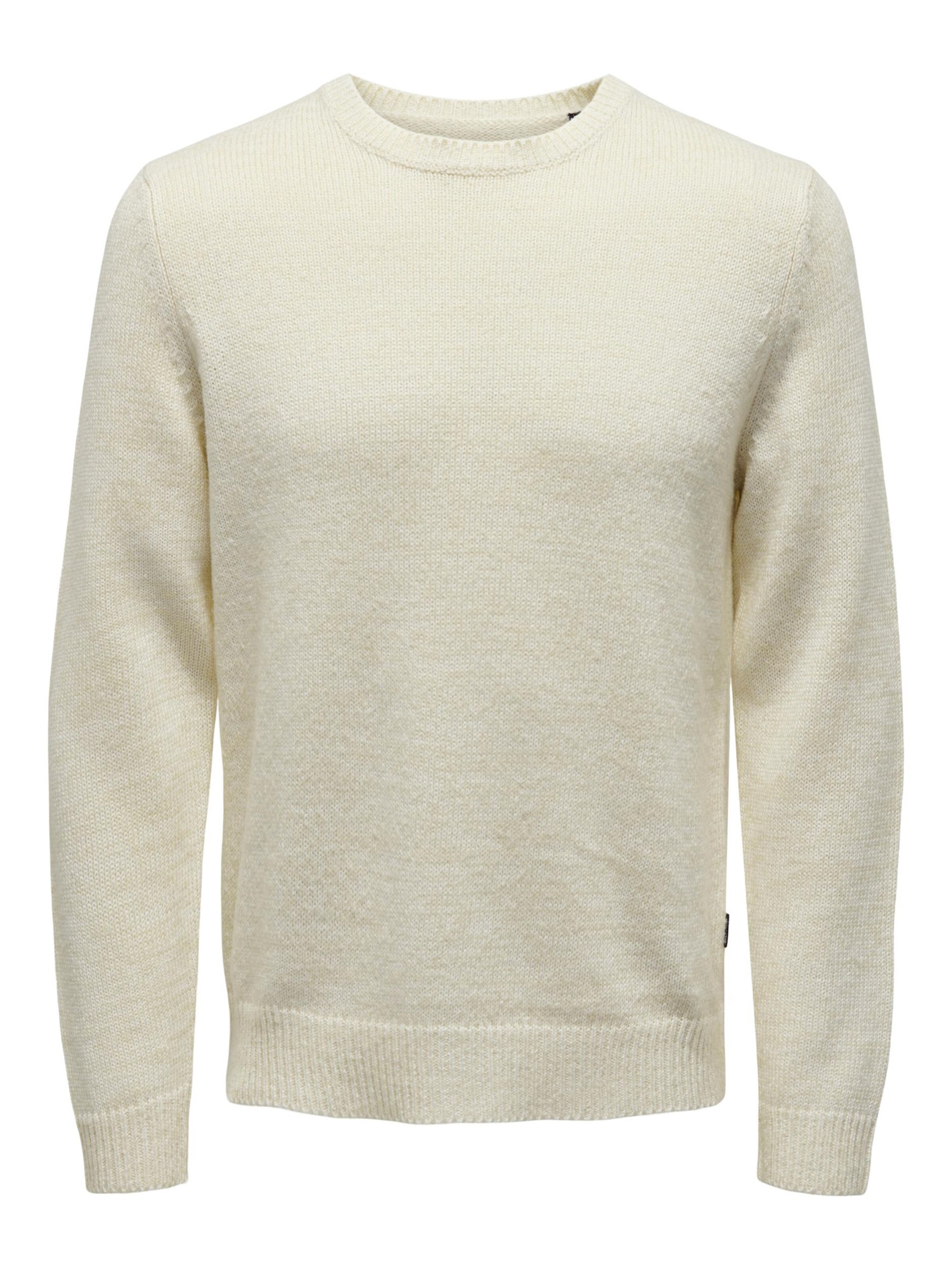 Only & Sons Pullover 'Chris' in Weiß: Vorderseite