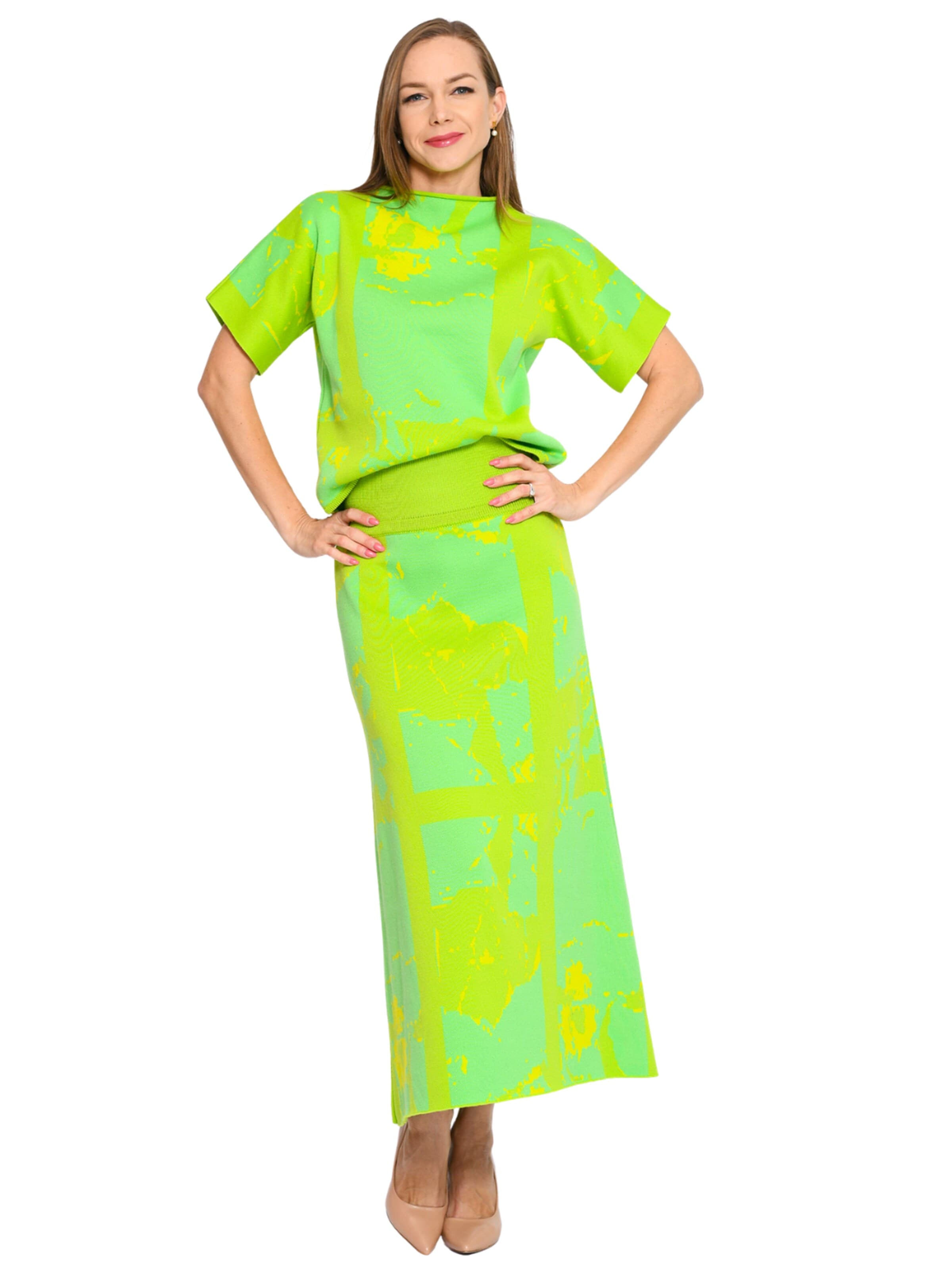 Csillag Zsuzsi Skirt 'Rome' in Green