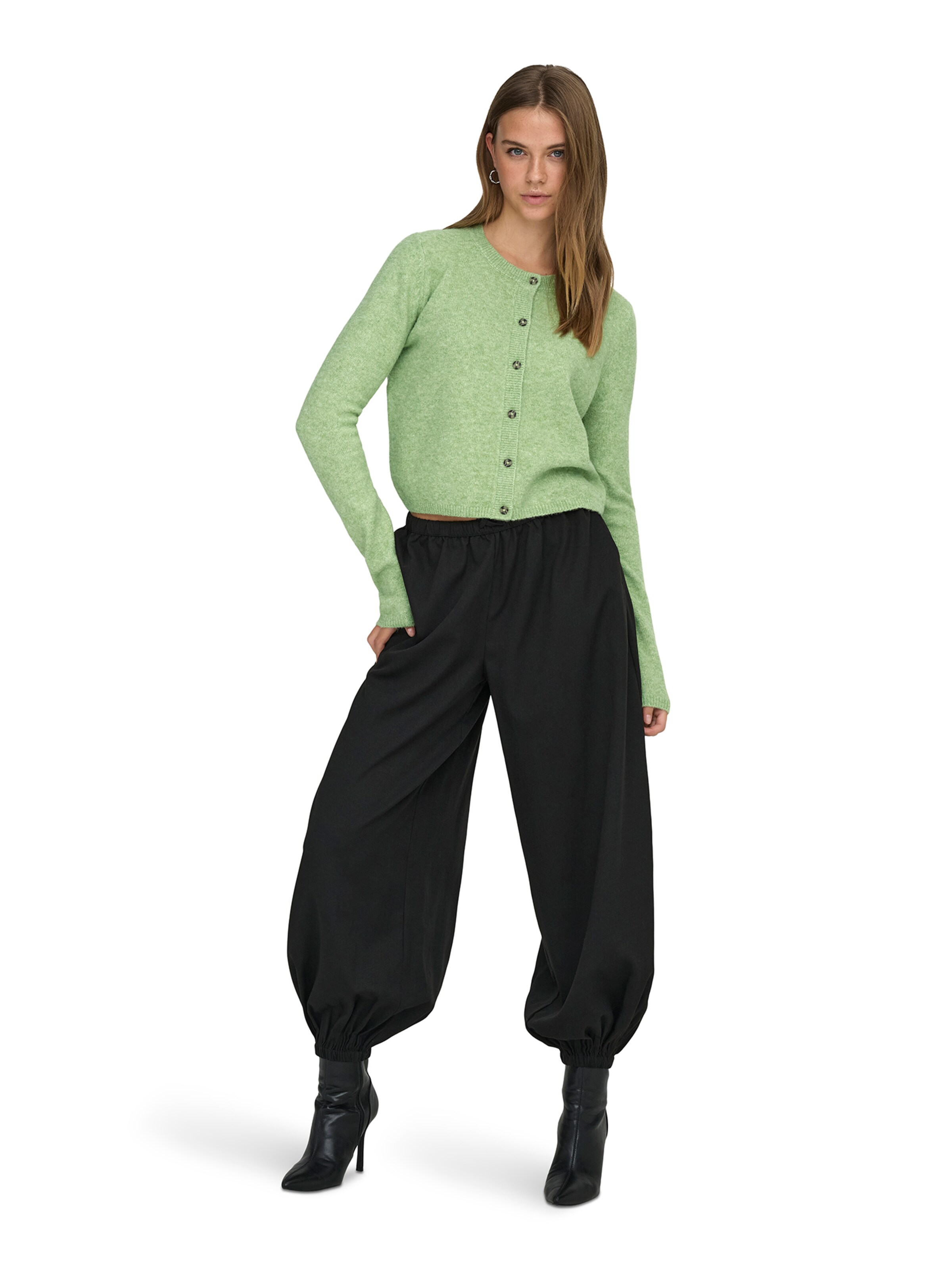 JDY Вязаная кофта 'JDYChloe' в Зеленый