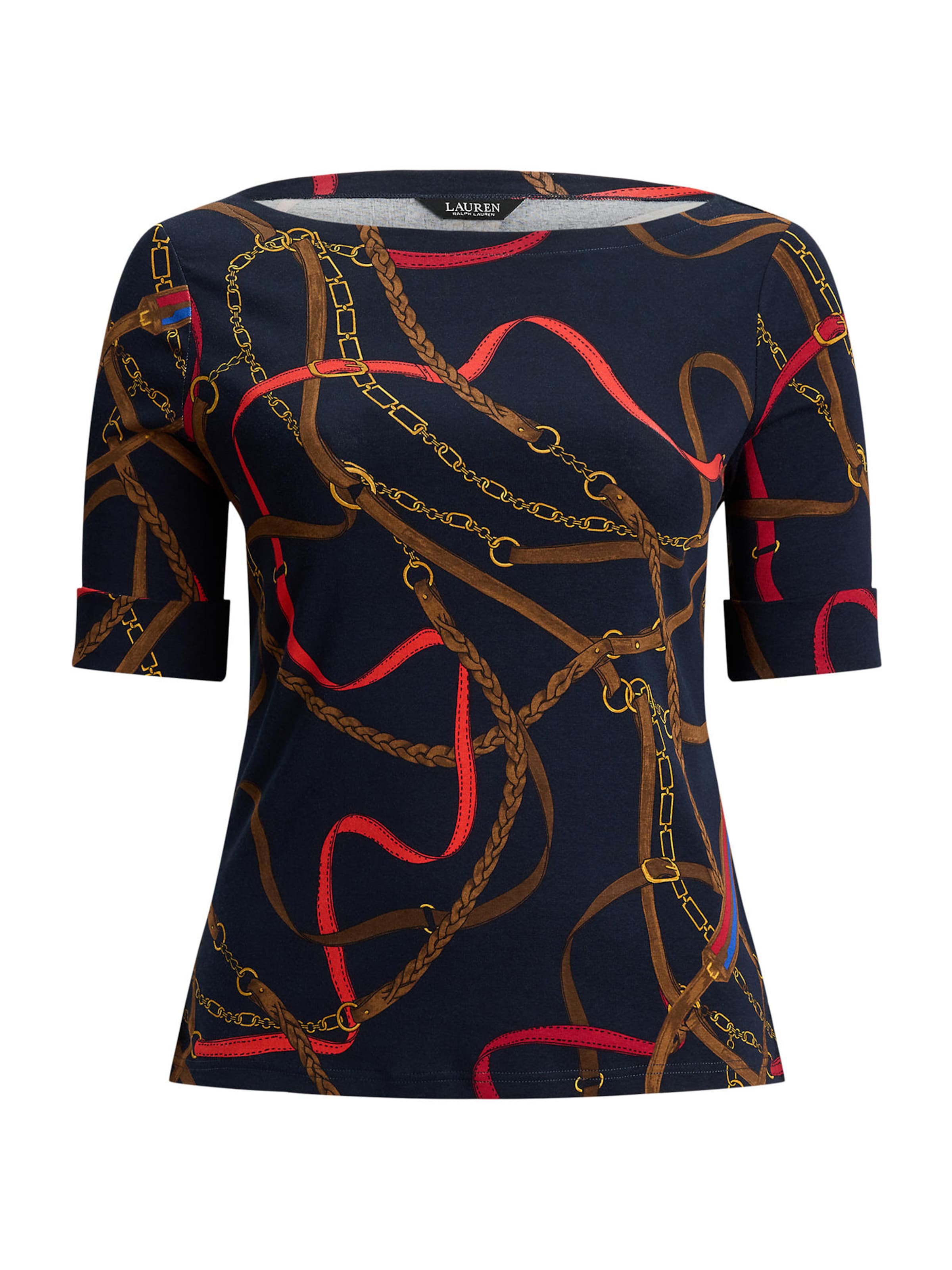 Lauren Ralph Lauren Plus Shirt &#x27;JUDY&#x27; in Blauw: voorkant