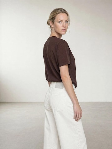 ARMIE Tričko 'The Alexi Logo T-shirt - Brown' – hnědá