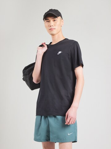 Nike Sportswear Футболка 'CLUB' в Черный: спереди