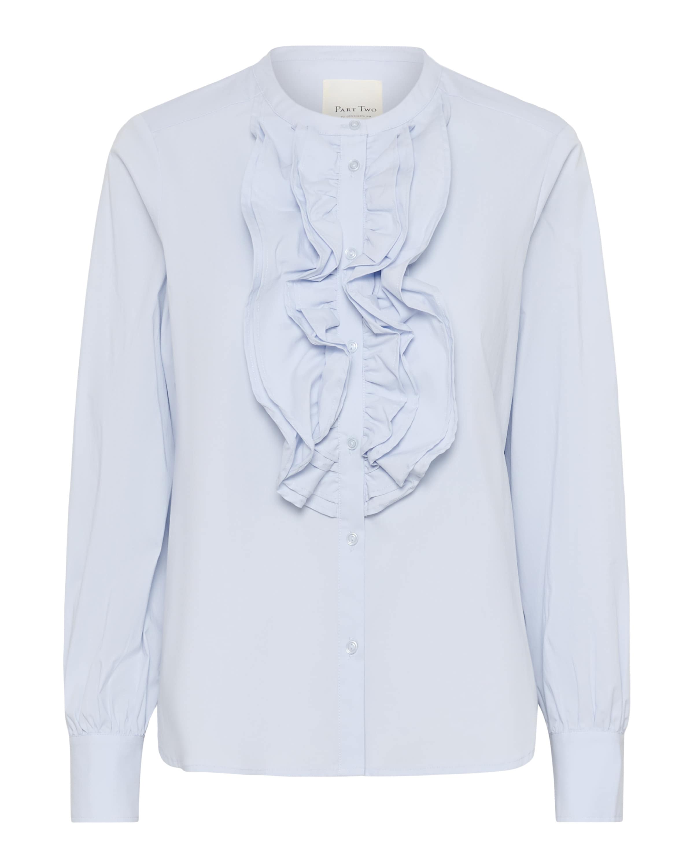 Part Two Bluse 'PWZainas' in Blau: Vorderseite