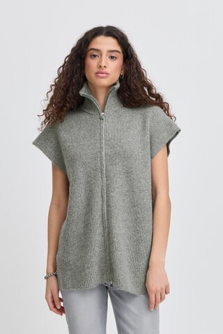 ICHI Vest 'IHDUCIE' in Grey: front