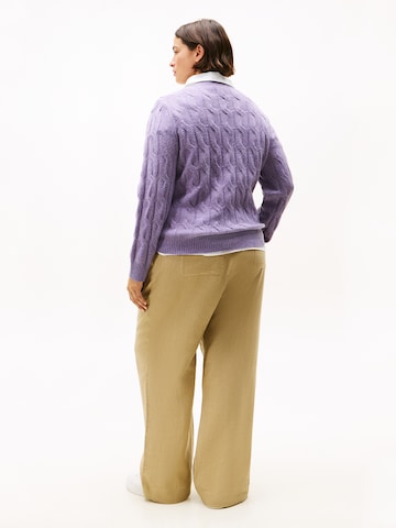 Tommy Hilfiger Curve Sweater in Purple