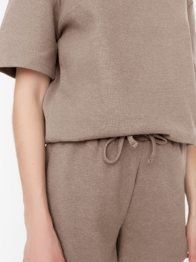 Trendyol Shorty en beige foncé, Vue avec produit