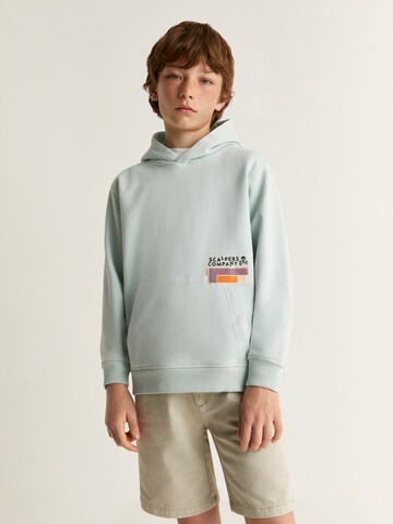 Scalpers Sweatshirt 'Tetris' in Blau