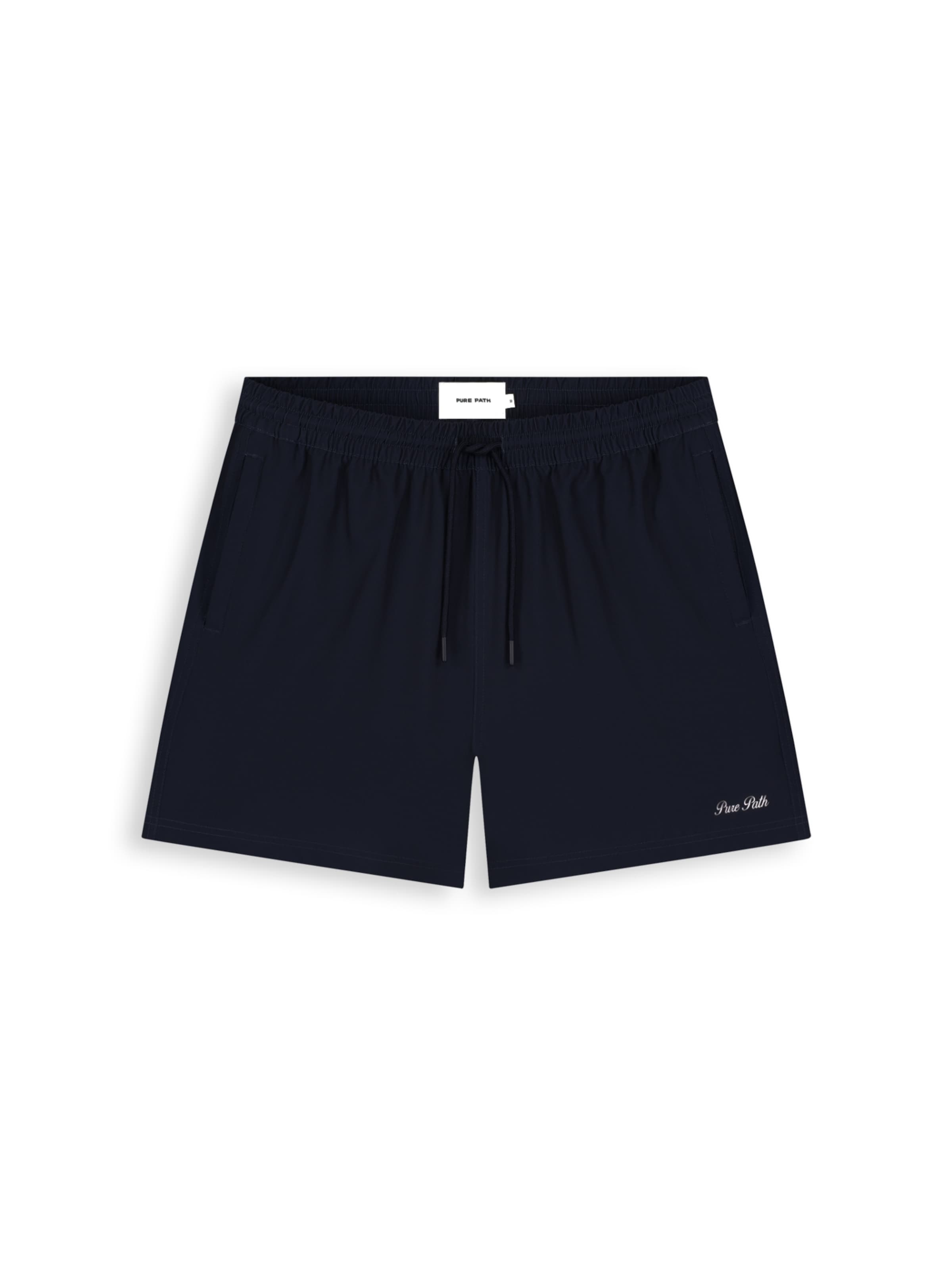 Pure Path Board Shorts in Blue: front