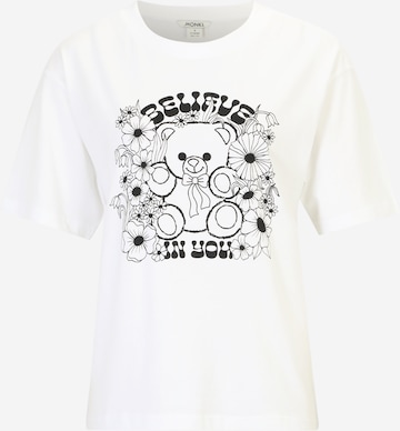 Monki Shirt 'Tovi' in Wit: voorkant