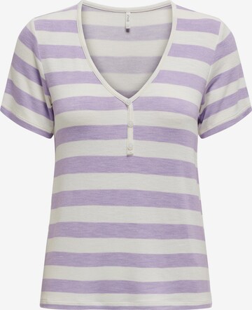 ONLY Shirt 'Lira' in Purple: front
