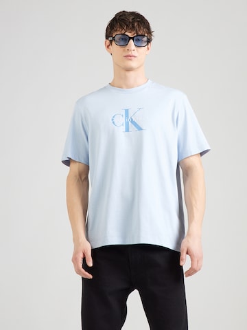 Calvin Klein Jeans Тениска 'Hero' в синьо: отпред