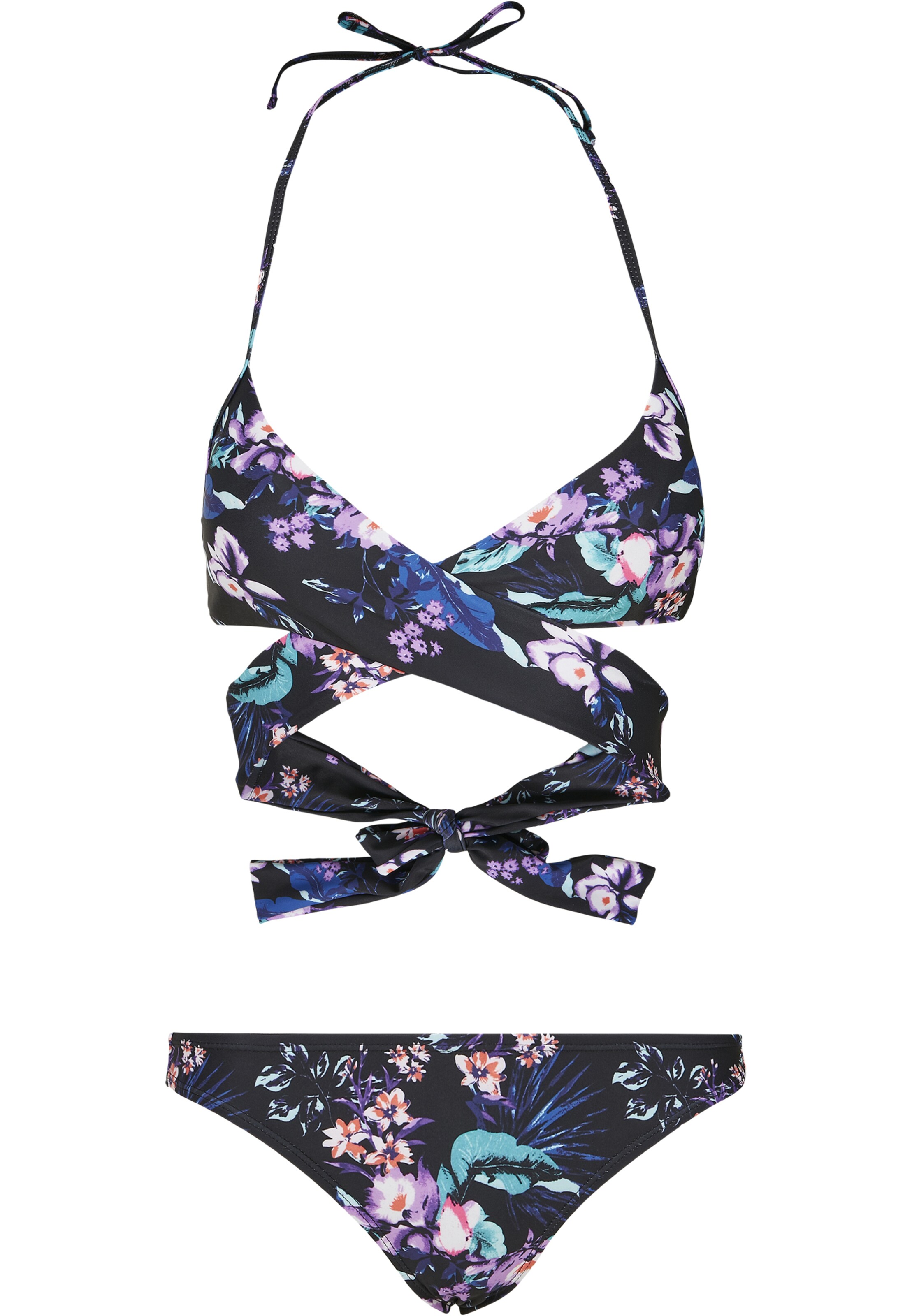 Bikini di Urban Classics in blu: frontale