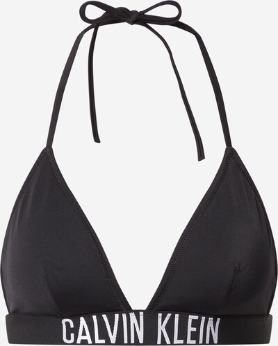 Top per bikini Calvin Klein Swimwear di colore nero / bianco, Visualizzazione prodotti