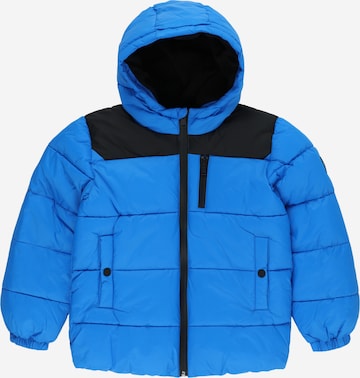 Veste mi-saison BOSS Kidswear en bleu : devant