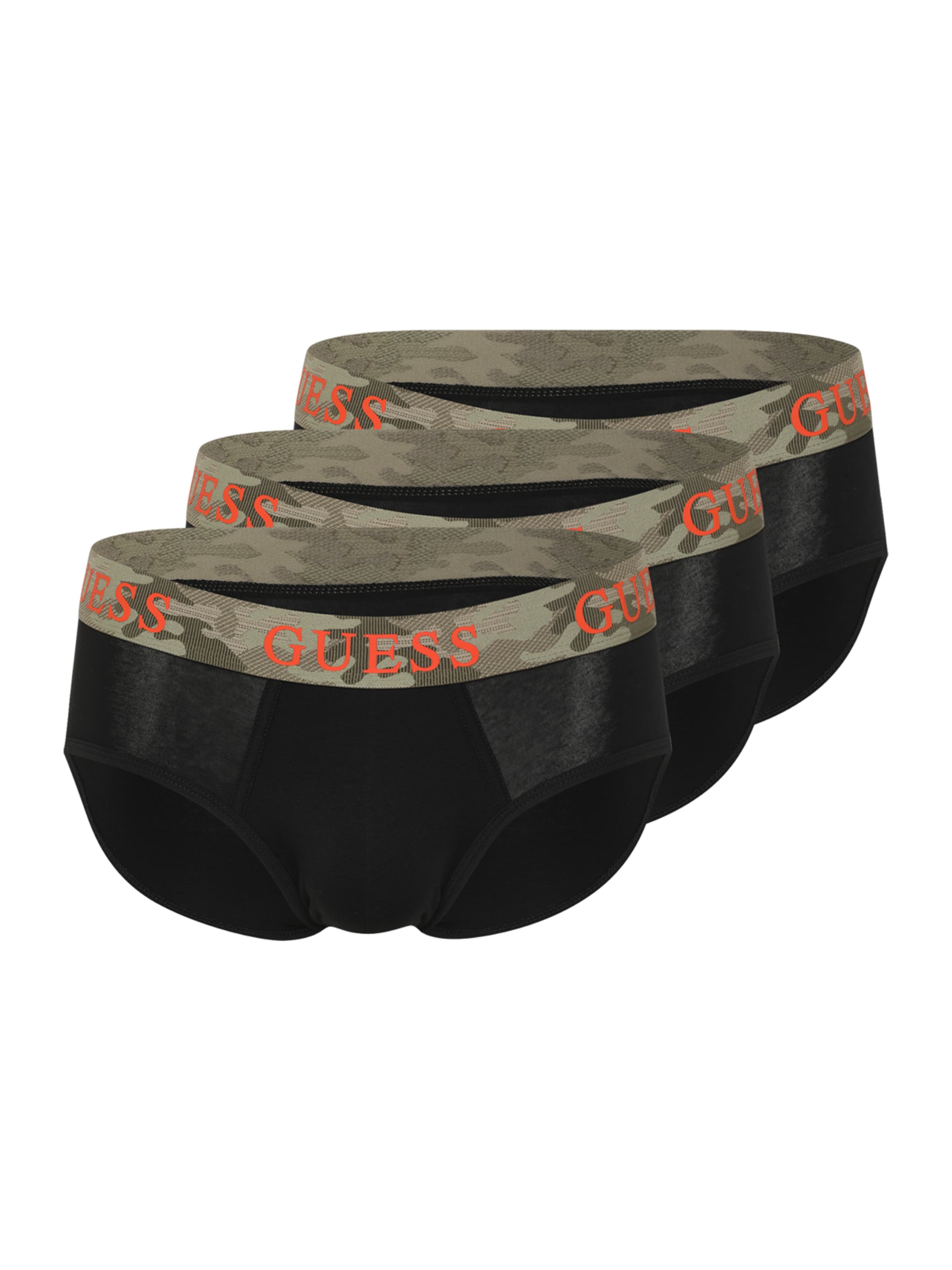 GUESS Boxer shorts in S in Green / Fir / Orange / Black, Item view