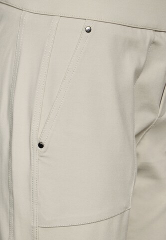STREET ONE Slim fit Cargo Pants in Beige