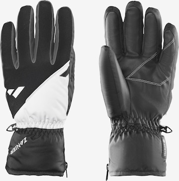 Zanier Full Finger Gloves 'RAURIS' in Black: front