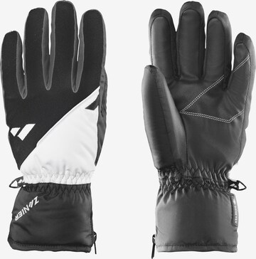 Zanier Full Finger Gloves 'RAURIS' in Black: front