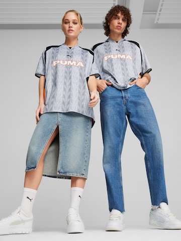 PUMA - Camiseta de fútbol en gris: frente