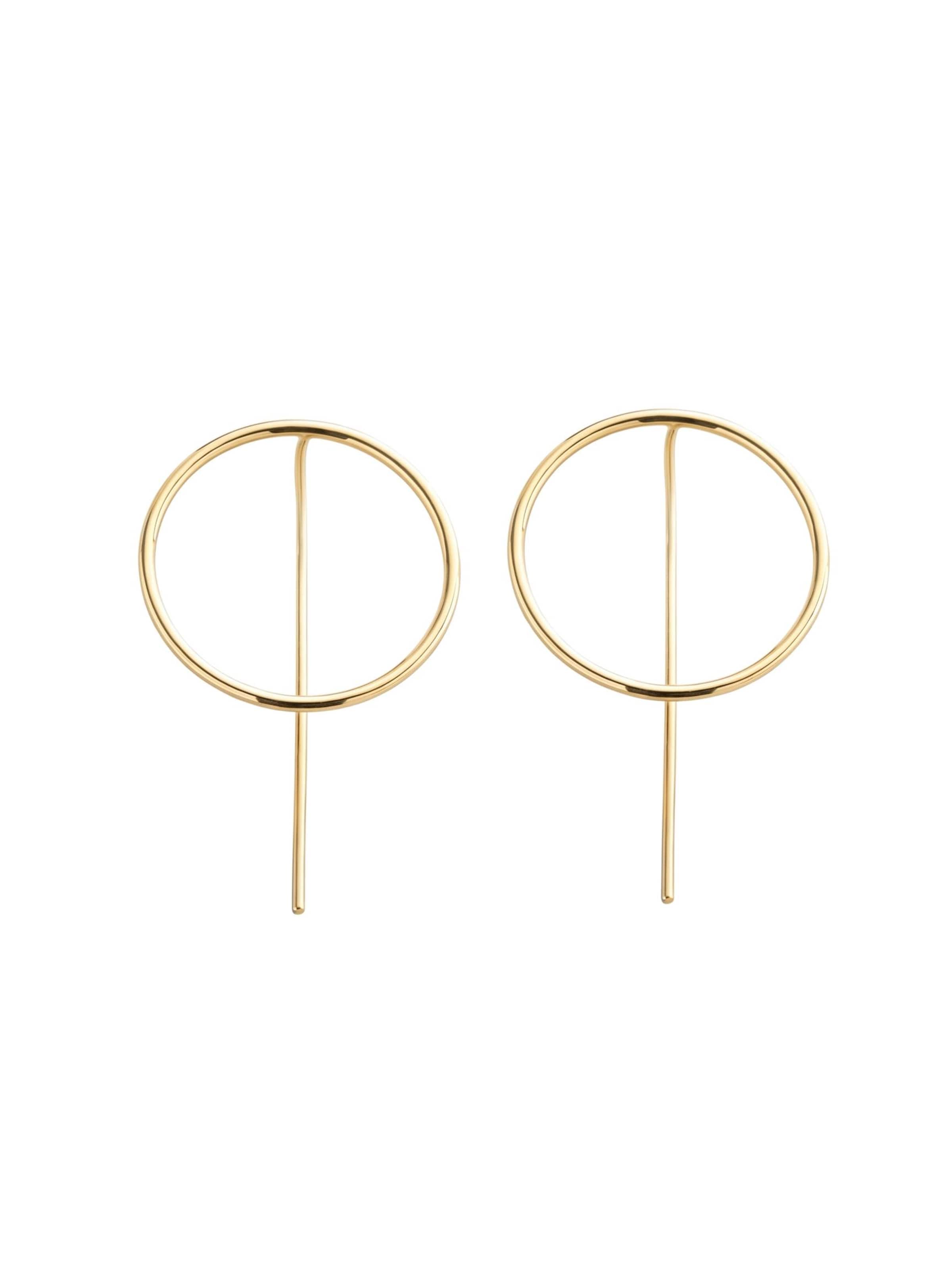 REYTEL - Pendientes 'CHARME' en amarillo: frente