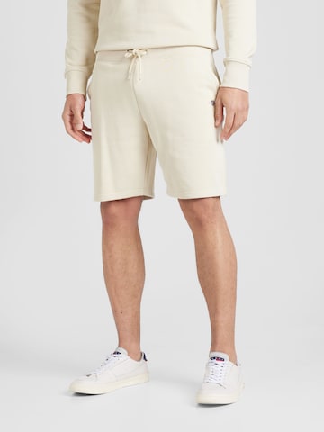 GANT Normální Kalhoty – béžová: přední strana
