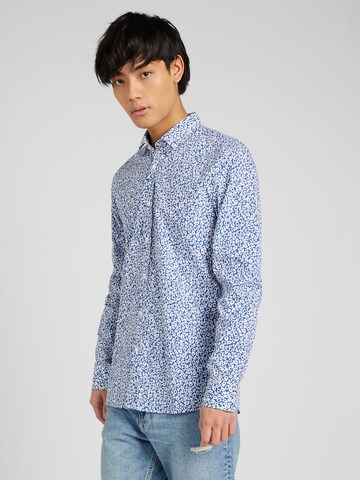 HUGO Regular fit Button Up Shirt 'Elisha02' in Blue: front