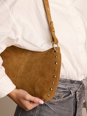 Sac bandoulière MANFIELD en marron