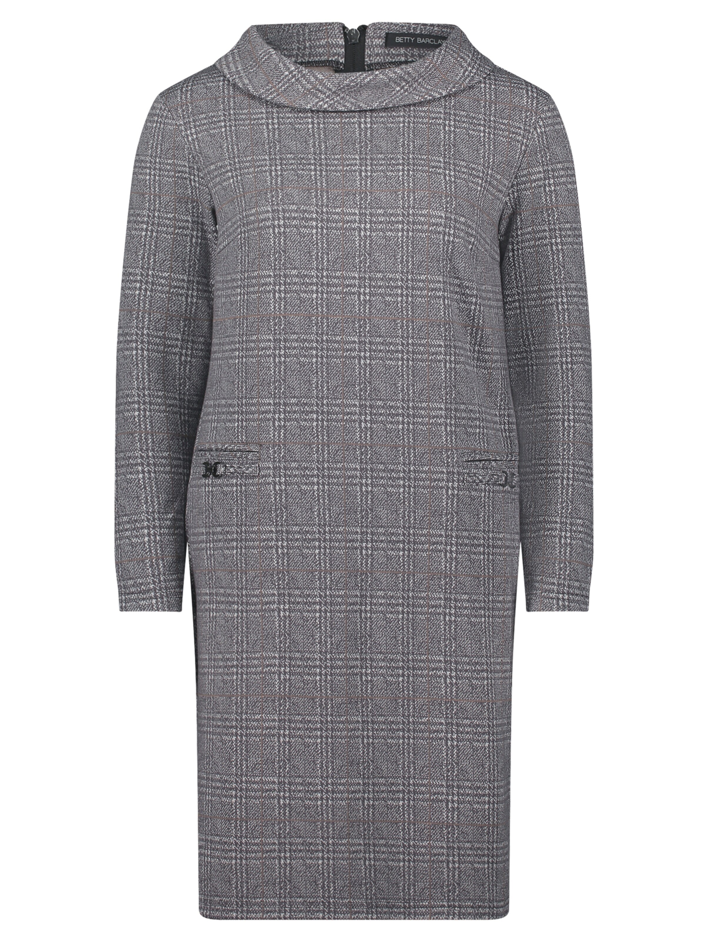 Betty Barclay Jurk in de kleur Bruin / Lichtgrijs / Donkergrijs, Productweergave