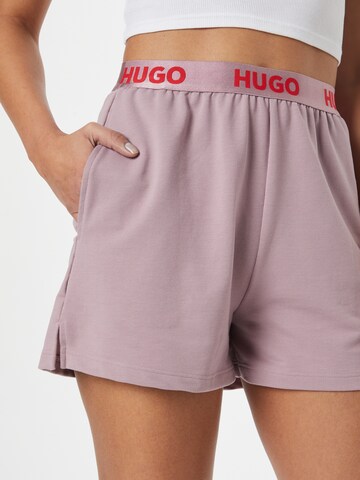 Regular Pantaloni de la HUGO pe mov