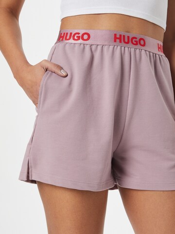 Regular Pantalon HUGO en violet