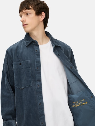 CAMEL ACTIVE Cord Overshirt mit Druckknöpfen in Blau
