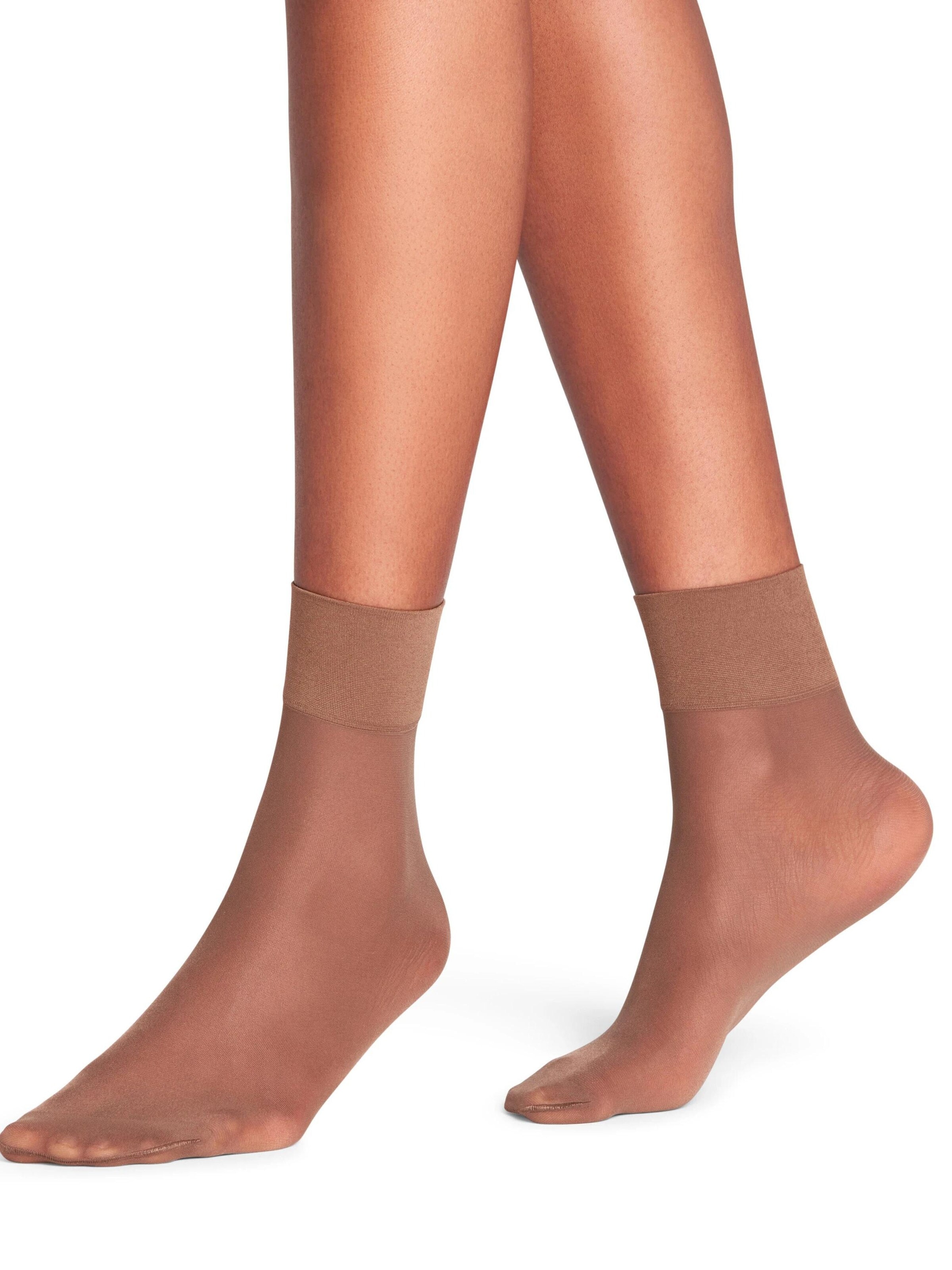 FALKE Socken 'Pure Matt'‌‌‌‌ in Braun: Vorderseite