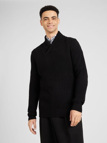 s.Oliver Pullover in Schwarz: predná strana