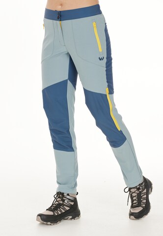 Whistler Regular Outdoor Pants 'Saldon' in Blue: front