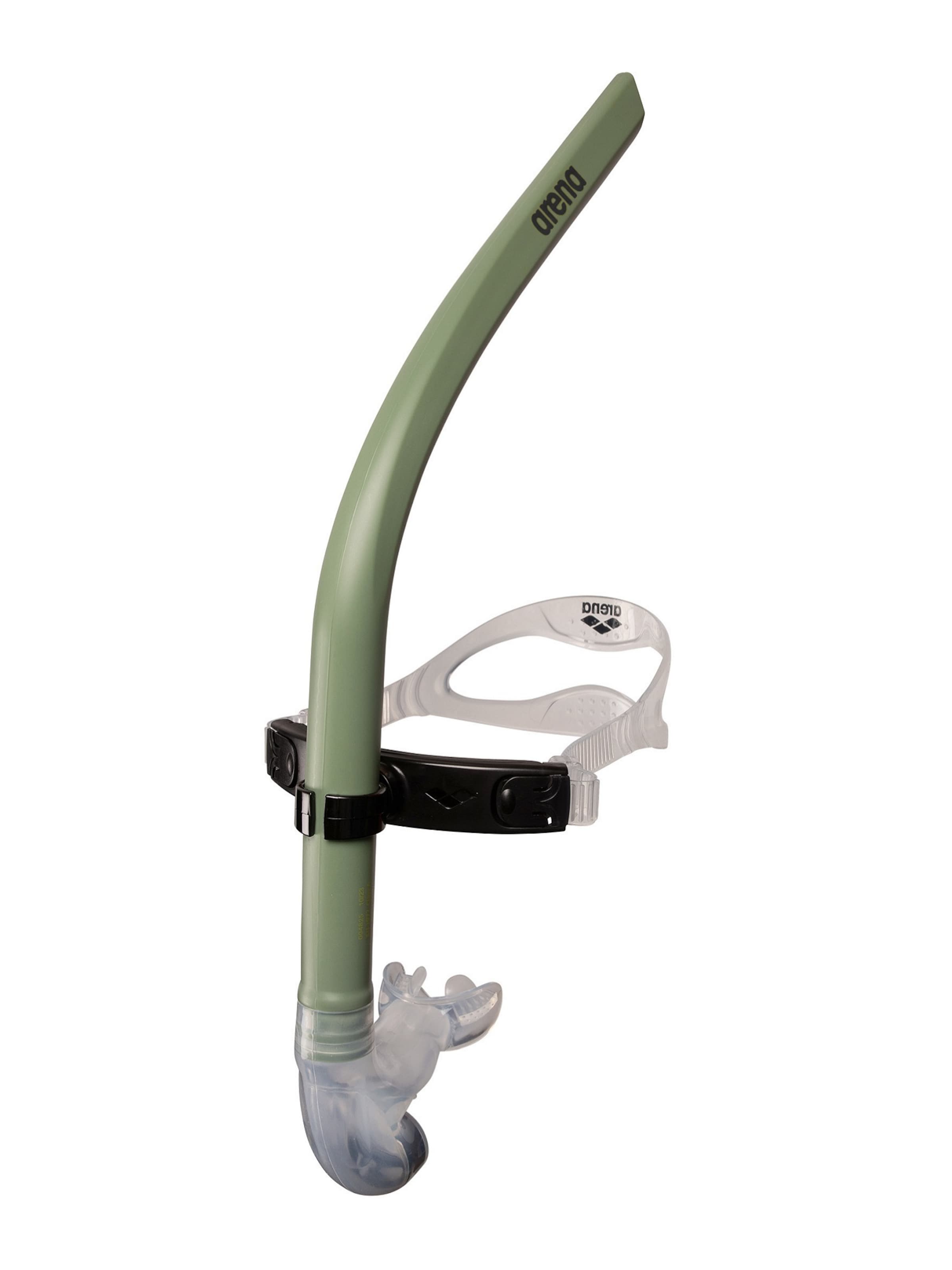Mască apă snorkeling 'SWIM SNORKEL III' de la ARENA pe verde: față