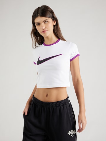 Nike Sportswear Shirts i hvid: forside