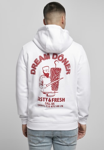 Sweat-shirt 'Dream Kebab' Mister Tee en blanc